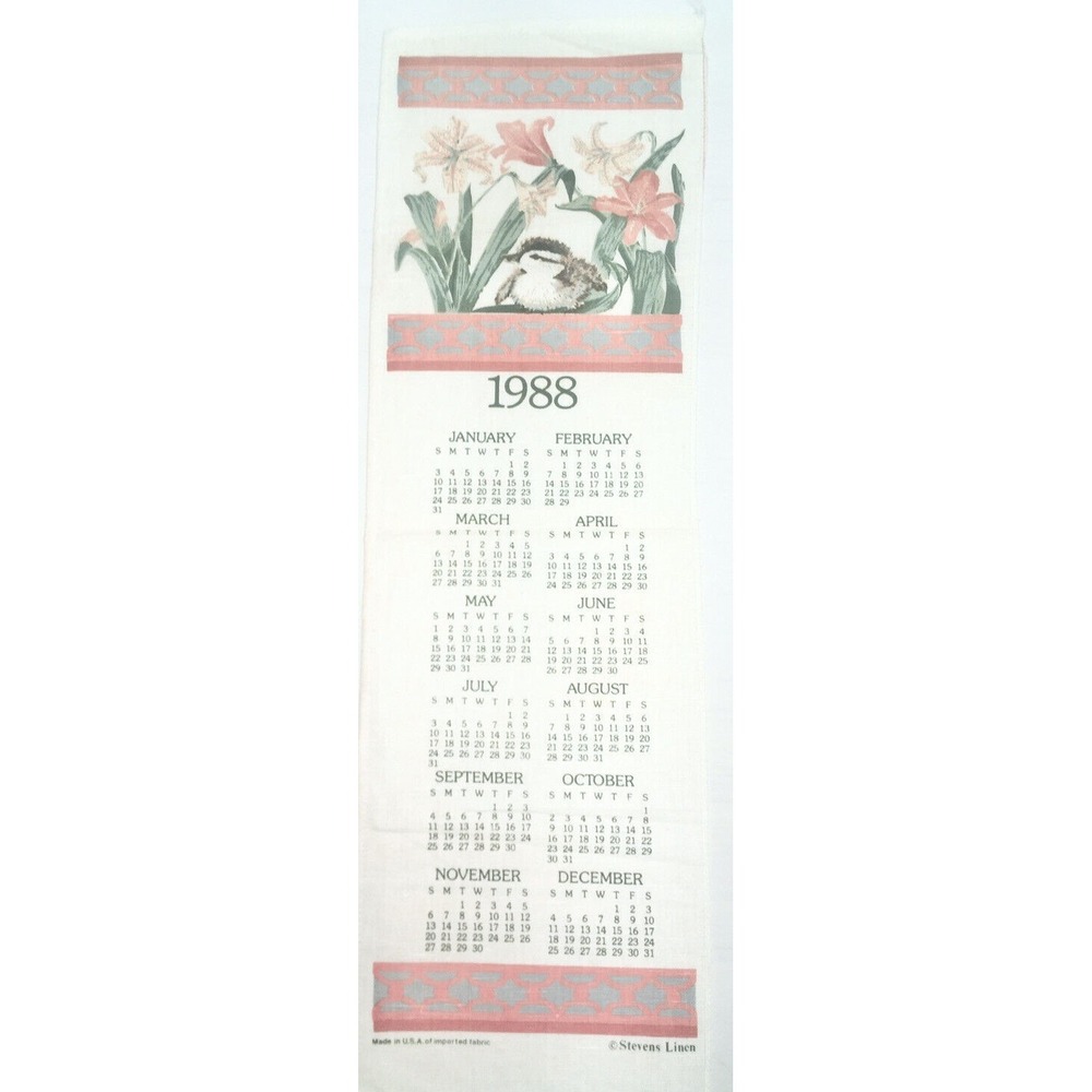 Vintage Stevens Linens Tea Towel 1998 Duckling Cottagecore Kitchen Decor